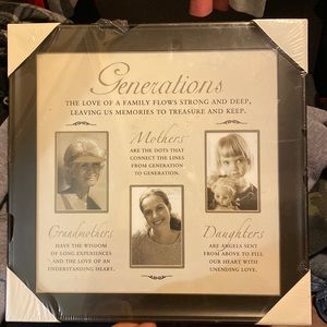 “ Generations “ picture frame
